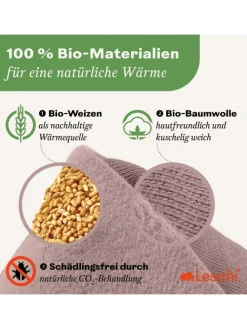 Wärmekissen 100 % Bio-Baumwolle, Körnerkissen 