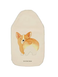 Wärmekissen Corgi Po ohne Spruch in Weiß