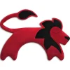 Wärmekissen für Nacken/Schulter "Löwe Juri" in Rot - (L)36 x (B)24 cm