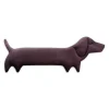 Wärmekissen "Hund Winston" in Lila - (B)52 x (H)20 x (T)4 cm