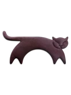 Wärmekissen "Katze Clara" in Lila - (B)47 x (H)23 x (T)4 cm