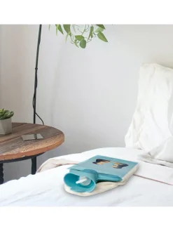 Wärmekissen Pinguin Pärchen ohne Spruch in Eisblau