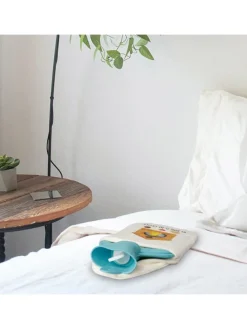 Wärmekissen Vogel Haus mit Spruch in Weiß