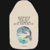 Wärmekissen Walfisch Thunfisch mit Spruch in Weiß