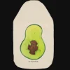 Wärmflasche Avocado Kern ohne Spruch in Weiß