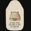 Wärmflasche Bär Gefühl mit Spruch in Weiß