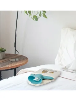 Wärmflasche Bären mit Hut mit Spruch in Weiß