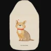 Wärmflasche Hund Glück ohne Spruch in Weiß