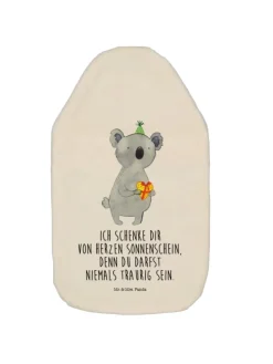 Wärmflasche Koala Geschenk mit Spruch in Weiß