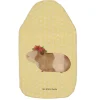 Wärmflasche Meerschweinchen Weisheit ohne Spruch in Gelb Pastell