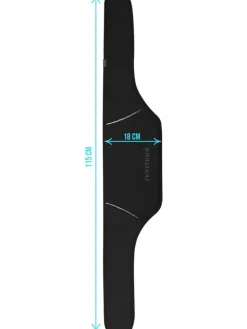 Wärmflasche mit Gürtel und Bezug Nikiski in Schwarz