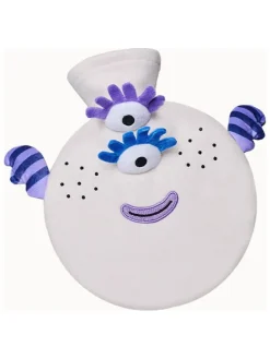 Wärmflasche "Monster" in Weiß