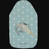 Wärmflasche Narwal ohne Spruch in Blau Pastell