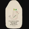 Wärmflasche Robbe Sherlock mit Spruch in Weiß