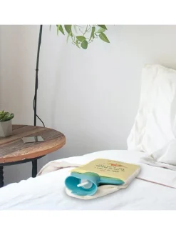 Wärmflasche Rotkehlchen Federn mit Spruch in Gelb Pastell