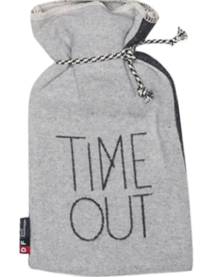 Wärmflasche "Savona - Time Out" in Hellgrau - 2 l