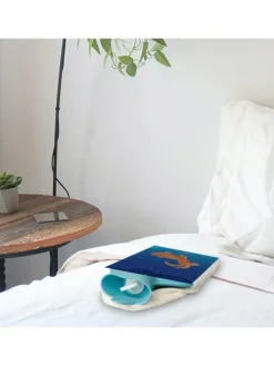 Wärmflasche Sternzeichen Steinbock ohne Spruch in Sternenhimmel Blau