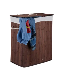 Wäschekorb in Braun - (B)55 x (H)63 x (T)35 cm