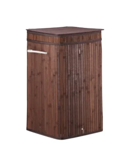 Wäschekorb in Braun - (B)36 x (H)63 x (T)36 cm