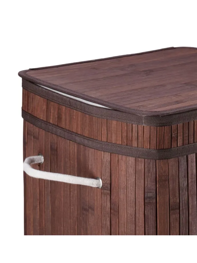 Wäschekorb in Braun - (B)36 x (H)63 x (T)36 cm