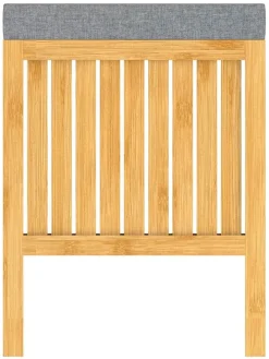 Wäschekorb in Hellbraun - (B)39 x (H)52 x (T)39 cm