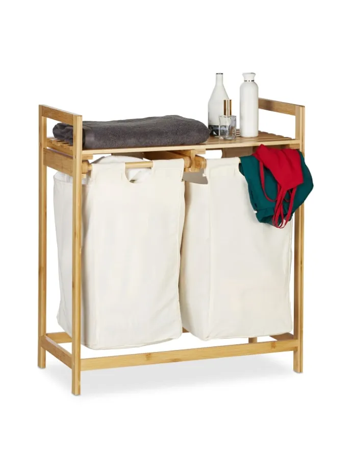 Wäschekorb in Natur - 60 l