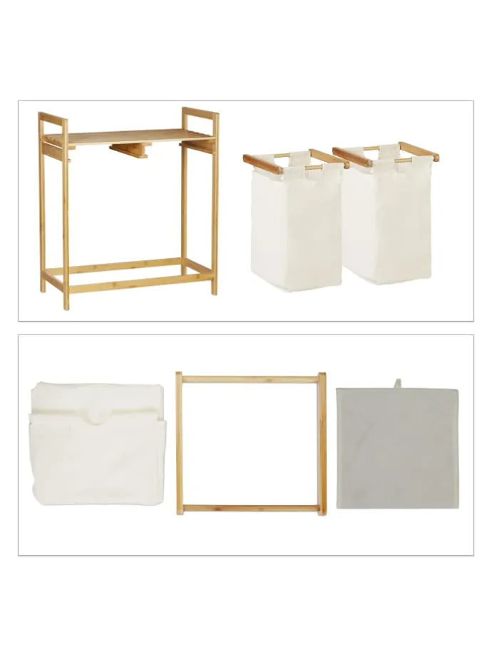 Wäschekorb in Natur - 60 l