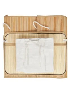 Wäschekorb in Natur - (B)62,5 x (H)62 x (T)42,5 cm