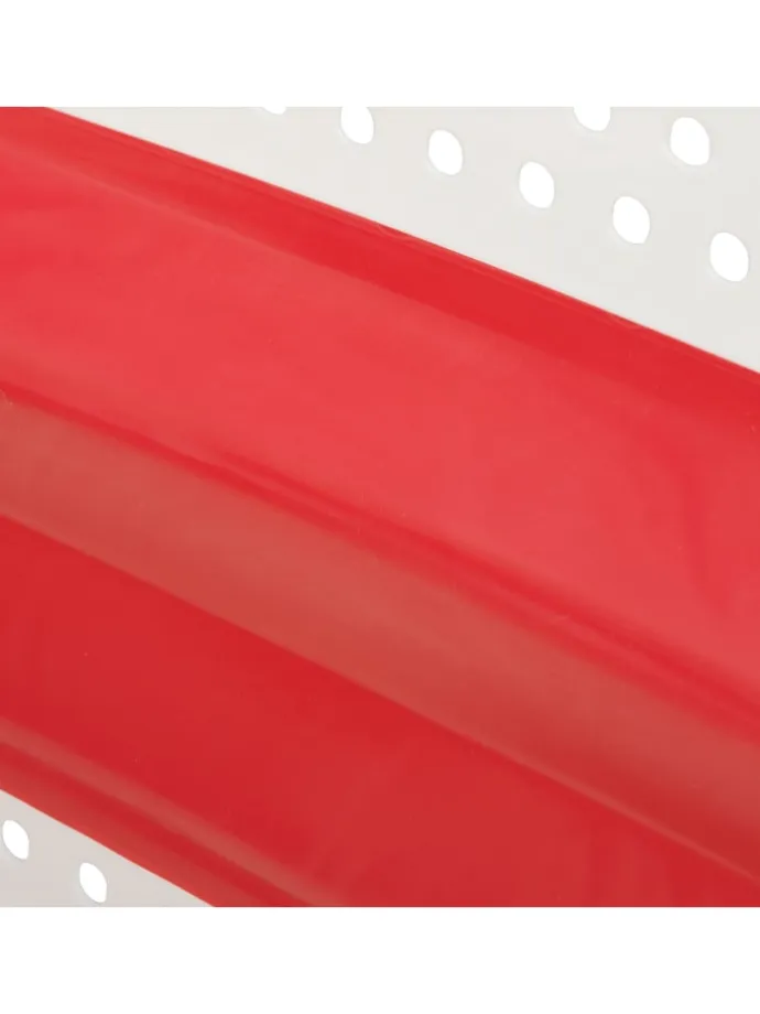 Wäschekorb in Rot - (B)61 x (H)27 x (T)45,5 cm