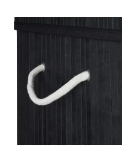 Wäschekorb in Schwarz - (B)55 x (H)63 x (T)35 cm