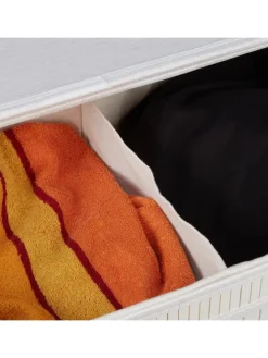 Wäschekorb in Weiß - (B)55 x (H)63 x (T)35 cm