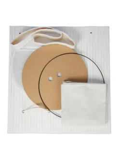 Wäschekorb in Weiß - (H)63 x Ø40 cm