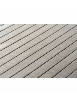 Wäschekorb mit Deckel BAMBOO in Hellgrau