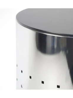 Wäschekorb STEELWASH55 in Silber