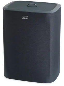 Wäschekorb "Tota" in Schwarz - 2x 45 l