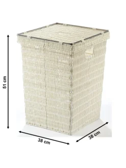 Wäschekorb WHITEWASHBIN in Weiß