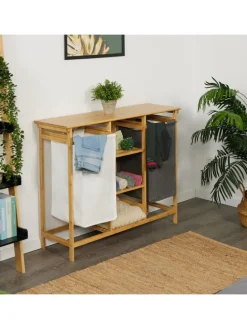 Wäschekorbregal in Mehrfarbig - (B)100 x (H)80 x (T)32 cm