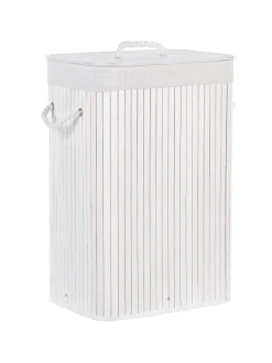 Wäschekörbe KOMARI in Weiß - (W) 40 x (H) 60 x (L) 30 cm