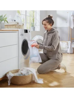 Wäschenetz im 2er-Pack in weiß