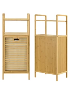 Wäscheregal Rendalen Bambus in Beige (L)40cm (B)30cm (H)95cm