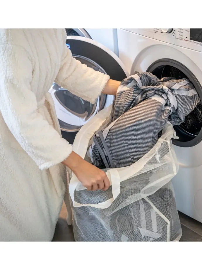 Wäschesammler 100 Liter beige