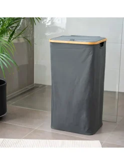 Wäschesammler 100 Liter grau