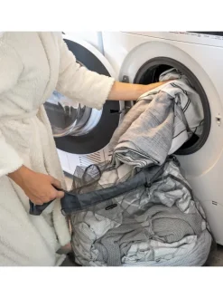 Wäschesammler 100 Liter grau