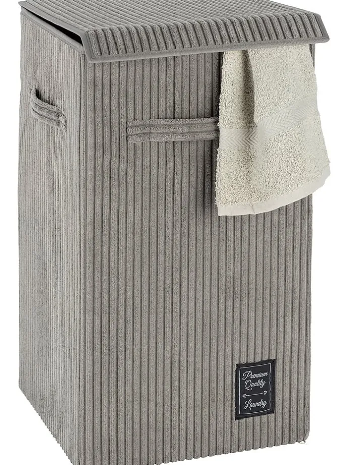 Wäschesammler "Cora" in Grau - 63 l