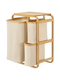 Wäschesammler Evenes in Beige (H)70.5cm (B)49.5cm (T)33cm