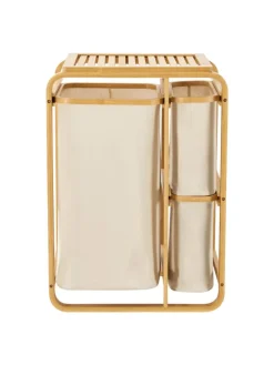 Wäschesammler Evenes in Beige (H)70.5cm (B)49.5cm (T)33cm