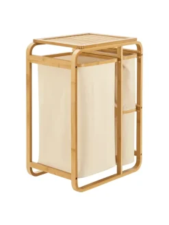 Wäschesammler Evenes in Beige (H)70.5cm (B)49.5cm (T)33cm