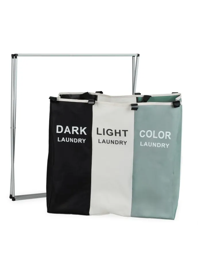 Wäschesammler in Mehrfarbig - (B)65 x (H)60 x (T)36,5 cm