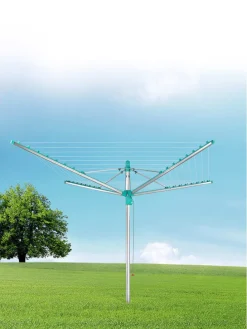 Wäscheschirm "Linomatic 500 Easy" in Türkis - (L)203 cm