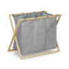 Wäschesortierer in Grau/Natur - 3x 28 l